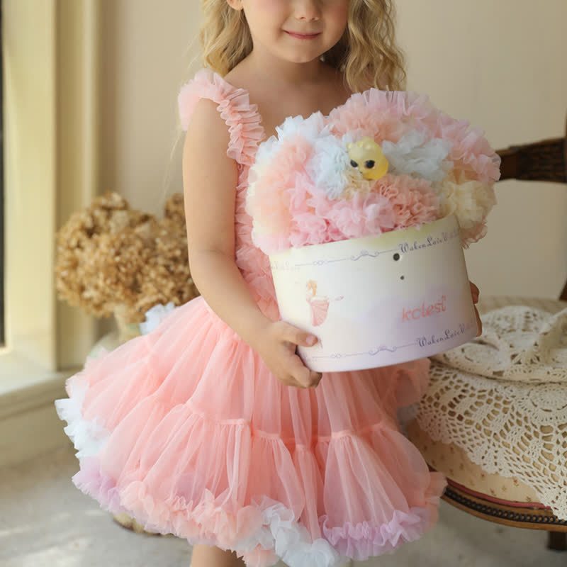 Mesh Ballet Sleeveless Shorts Dresses - image 9