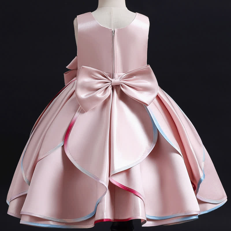 Cotton-Blend Bow Sleeveless Midi Dresses - image 4