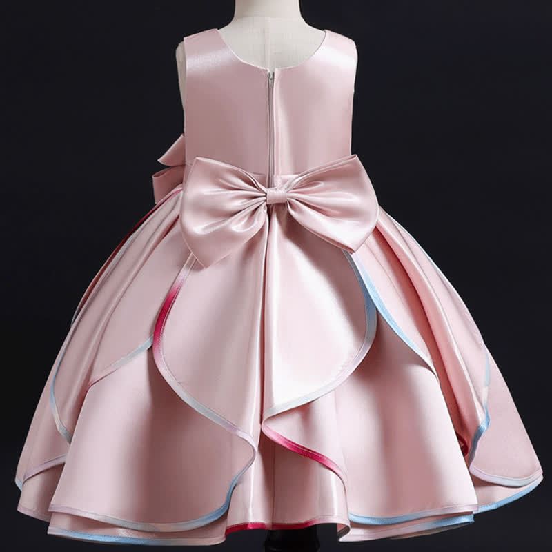 Cotton-Blend Bow Sleeveless Midi Dresses - image 4