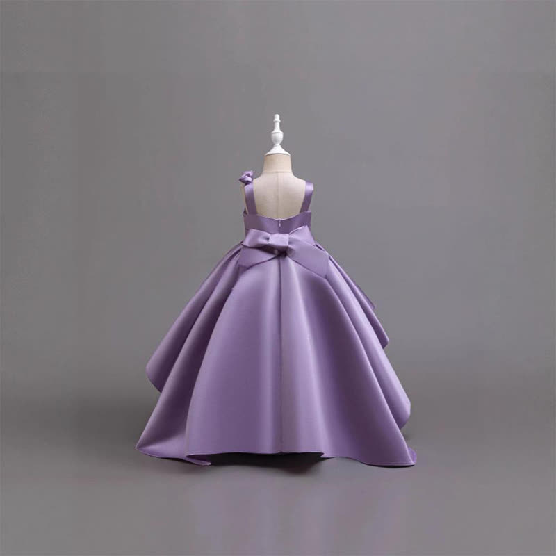 Satin Rosette Sleeveless Midi Dresses - image 3