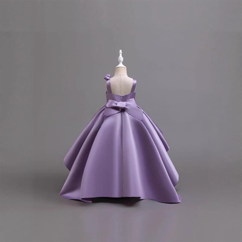 Satin Rosette Sleeveless Midi Dresses - image 3