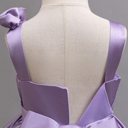 Satin Rosette Sleeveless Midi Dresses - image 5