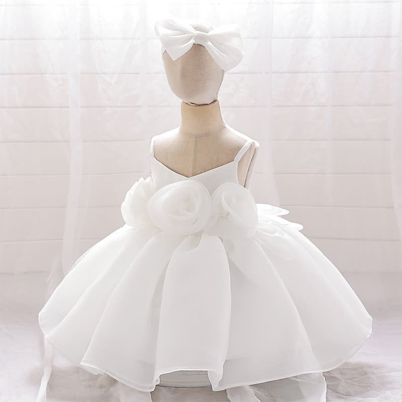 Organza Rosette Sleeveless Shorts Dresses - image 34