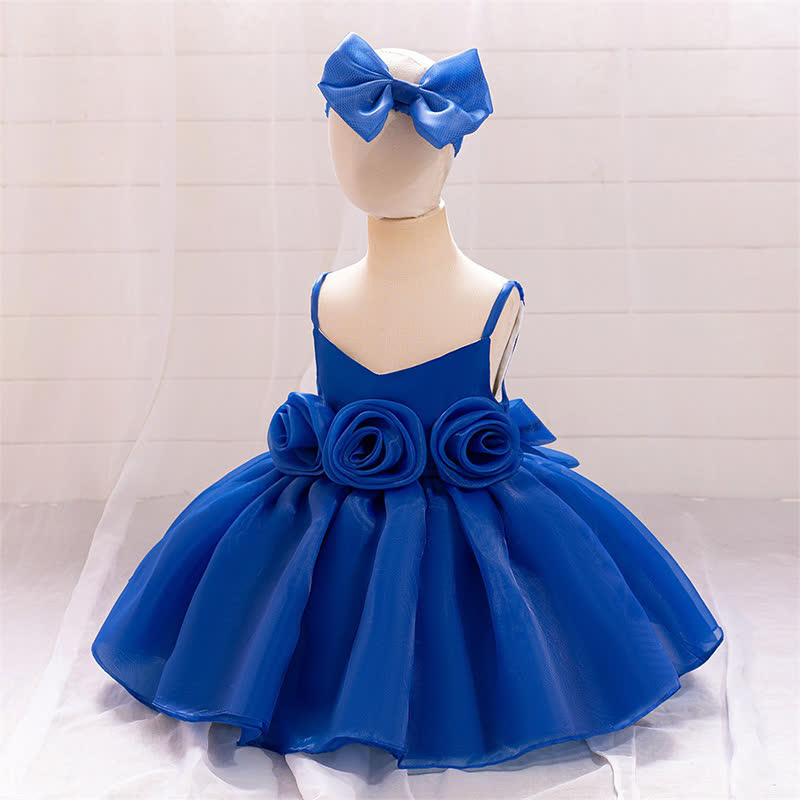Organza Rosette Sleeveless Shorts Dresses - image 28