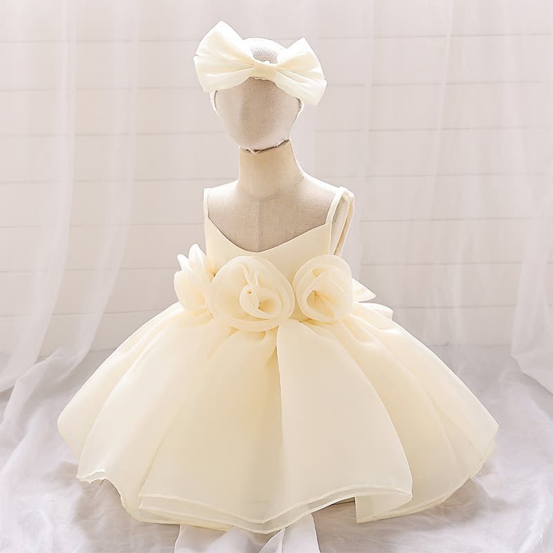 Organza Rosette Sleeveless Shorts Dresses - image 25