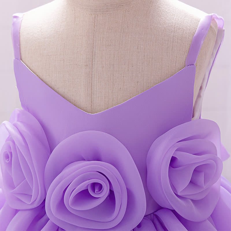 Organza Rosette Sleeveless Shorts Dresses - image 19