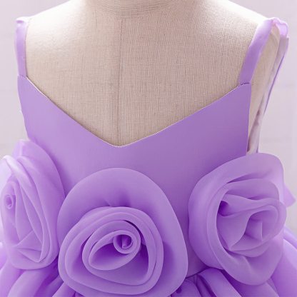 Organza Rosette Sleeveless Shorts Dresses - image 19