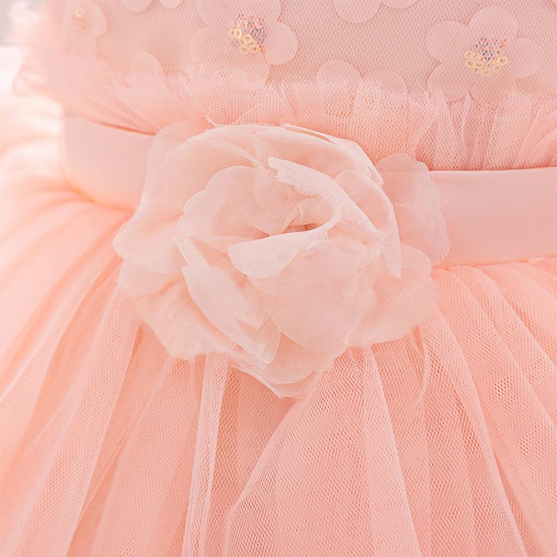 Mesh Rosette Sleeveless Shorts Dresses - image 5