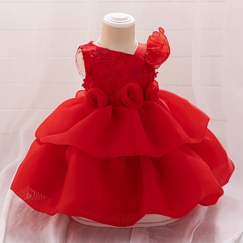 Organza Ruched Short Sleeve Midi Dresses - image 6