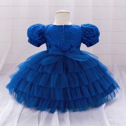 Mesh Bow  Short Sleeve Midi Dresses - image 7