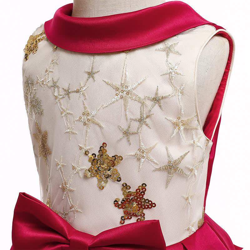 [Archive Sale] Silk Fabrics Bow Long Sleeve Midi Two-piece Set - image 5