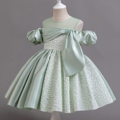 Satin Split Joint Short Sleeve Midi Dresses - image 7