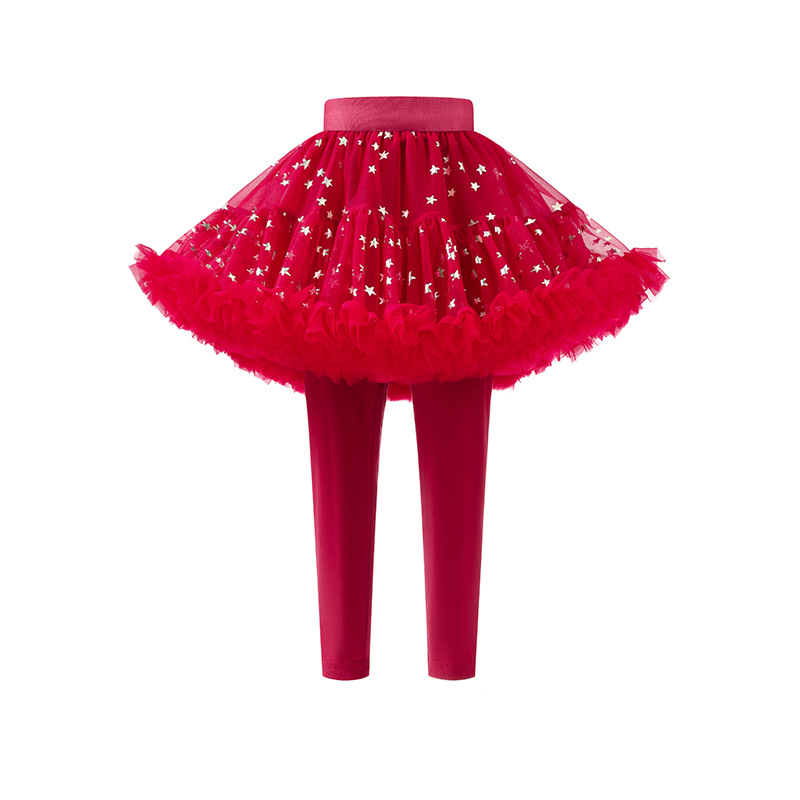 Mesh Stamped Bronzing Ballet Long Dresses - image 2