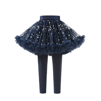 Mesh Stamped Bronzing Ballet Long Dresses - image 8