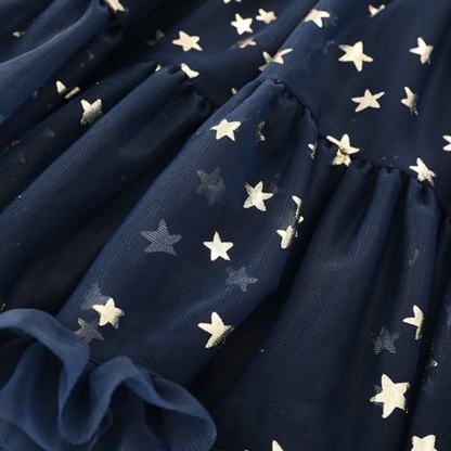 Mesh Stamped Bronzing Ballet Long Dresses - image 14