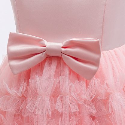 Silk Fabrics Bow Long Sleeve Midi Two-piece Set - image 6