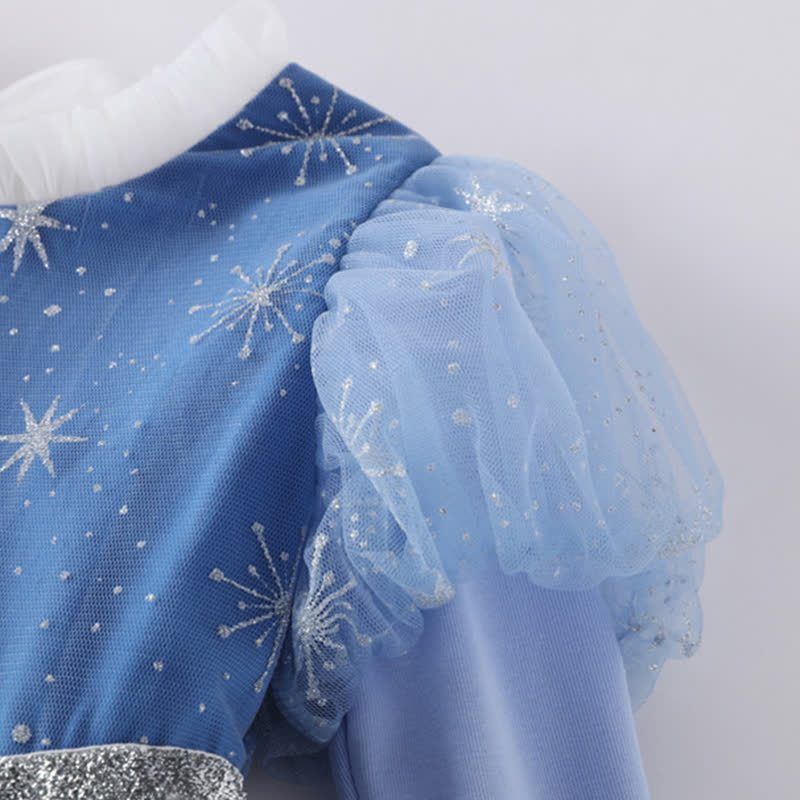 Mesh Hollow Out Short Sleeve Long Dresses - image 4