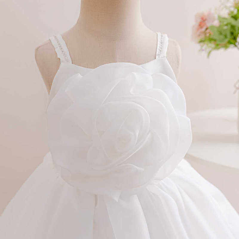 Satin & Organza Sleeveless Mid-long Dresses - image 11