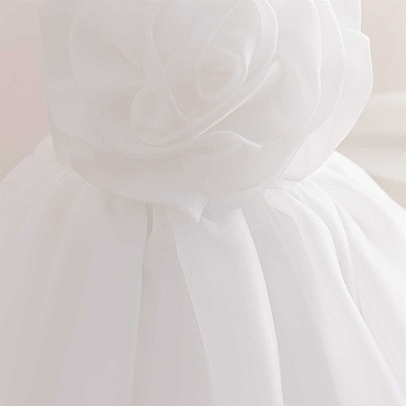 Satin & Organza Sleeveless Mid-long Dresses - image 13