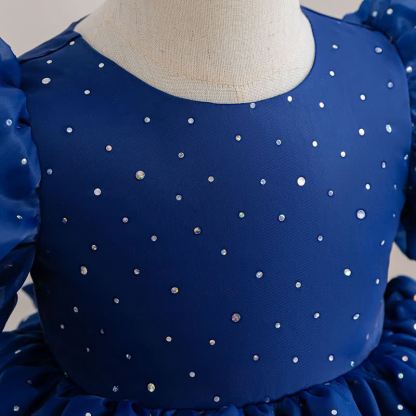 Organza  Short Sleeve Mid-long Dresses - image 4