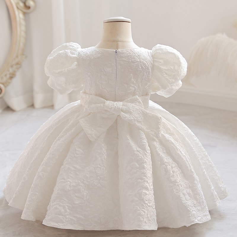 Jacquard Embossed Printing Irregular Craftsmanship Jacquard Short Sleeve Long Dresses - image 13