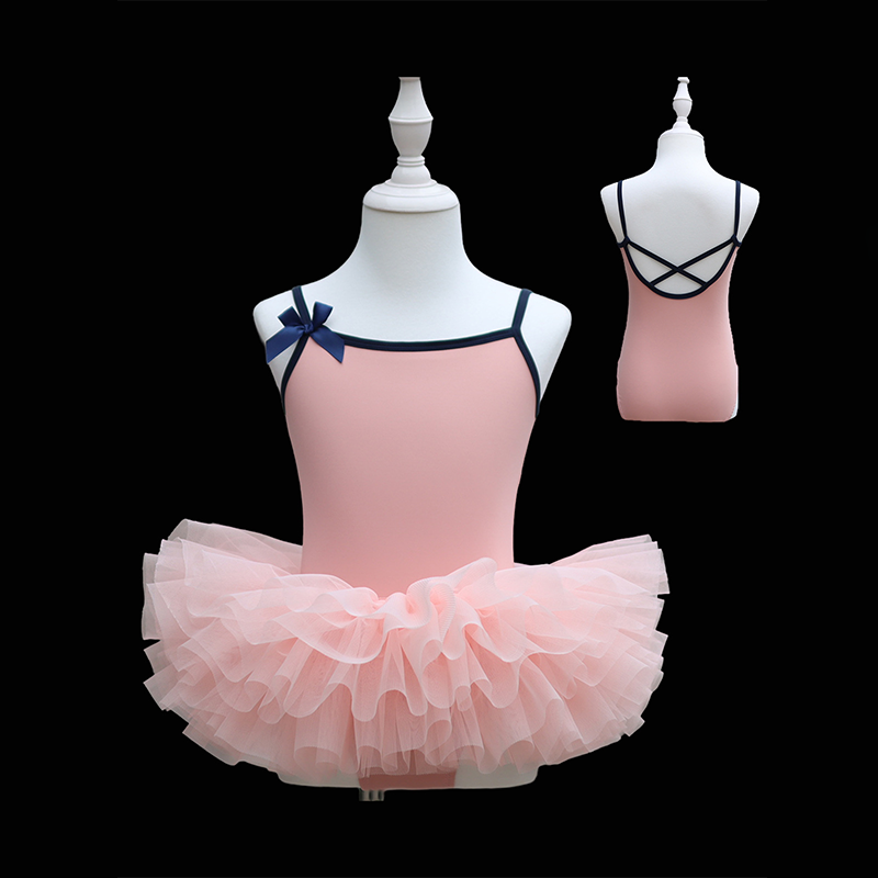 Folds Cross Ballet Sleeveless Short Two-piece Set - image 1