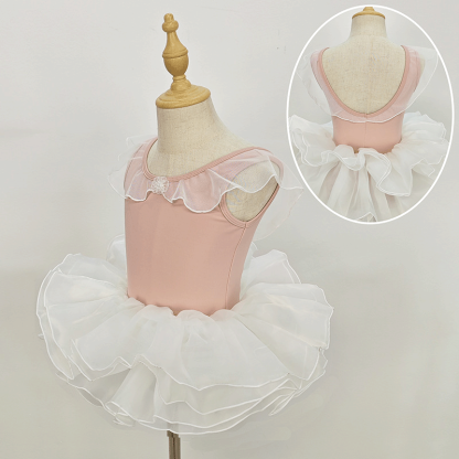 Flouncing Ballet Sleeveless Short Two-piece Set - Pink - 14-15Y - image 8