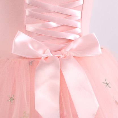 Sequins Ballet Short Sleeve Short Dresses - image 7