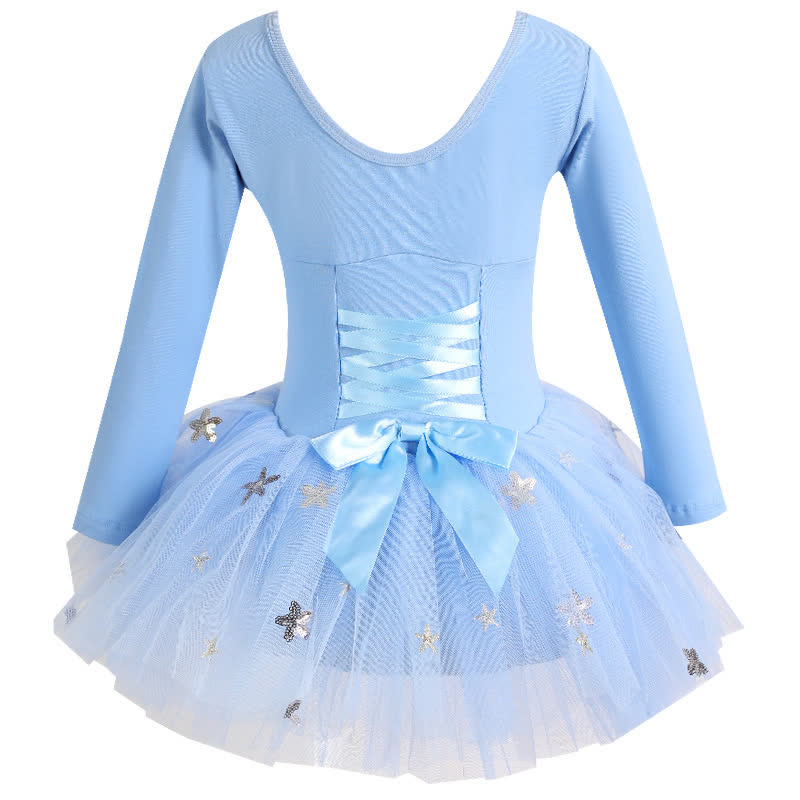 Sequins Ballet Short Sleeve Short Dresses - image 16