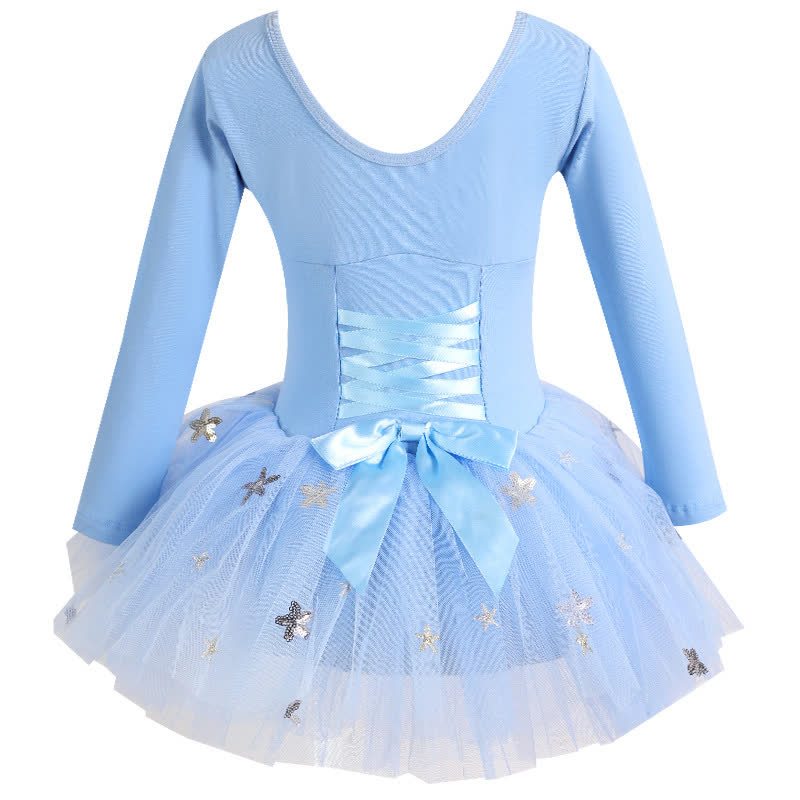 Sequins Ballet Short Sleeve Short Dresses - image 16