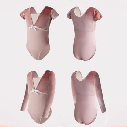 Bow Ballet Long Sleeve Shorts Two-piece Set - image 7