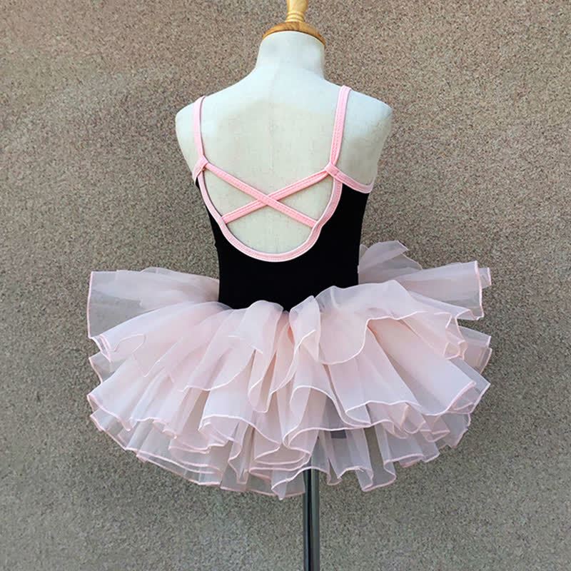 Organza Fluffy Ballet Gallus Short Two-piece Set - image 2