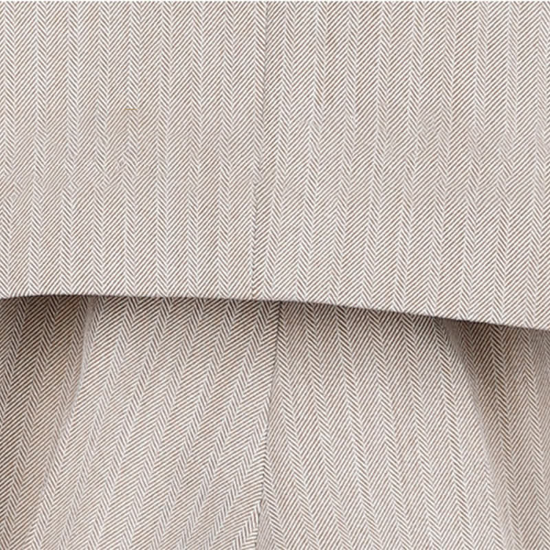 Cotton-blend Long Sleeve 5-piece Formal Suit - image 2