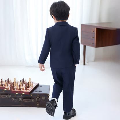 Cotton-blend  Long Sleeve Six-piece Formal Suit - image 2