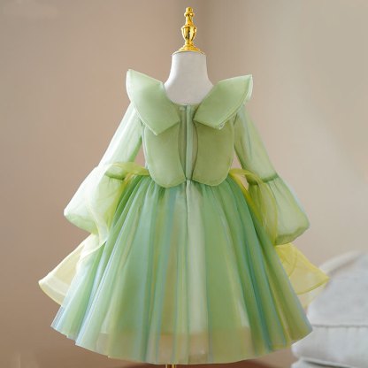 [Archive Sale] Mesh Applique Long Sleeve Maxi Dresses - image 4