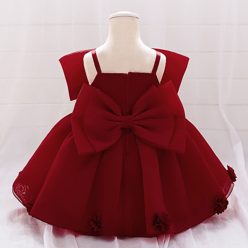 Organza Bow Rosette Maxi Dresses - image 29