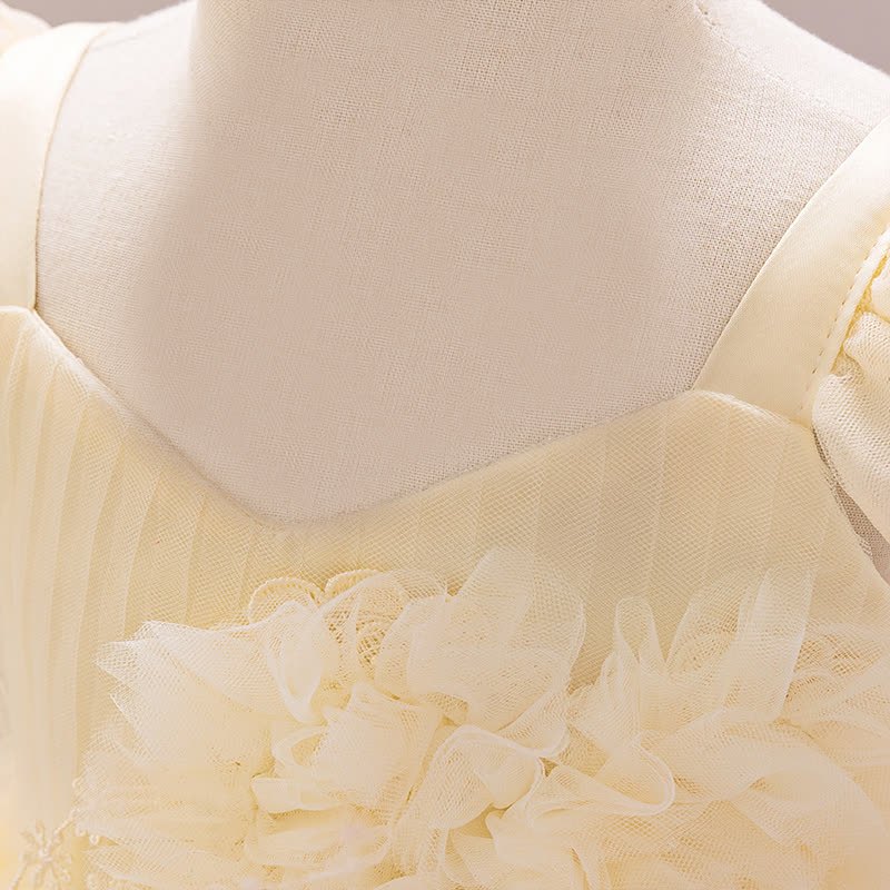 Mesh Rosette Maxi Dresses - image 13