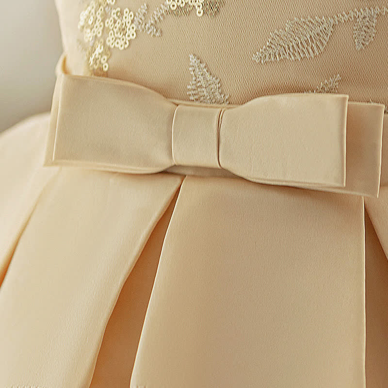 Jacquard Bow Maxi Dresses - image 6