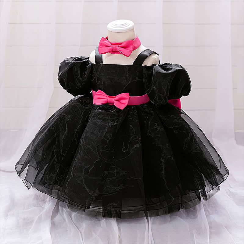 Mesh Bow Short Sleeve Maxi Dresses - image 10