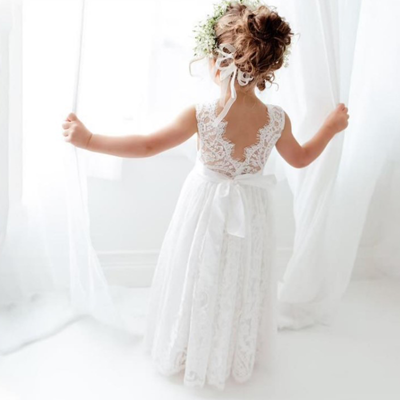 Lace Paisley Edge Sleeveless Maxi Dresses - image 2