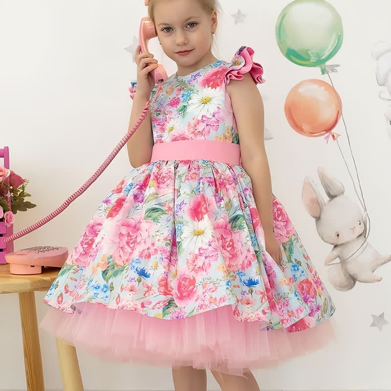 Satin Folds  Bow Sleeveless Midi Dresses - image 2