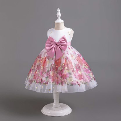 [Archive Sale] Floral Bow Sleeveless Midi Dresses - image 2