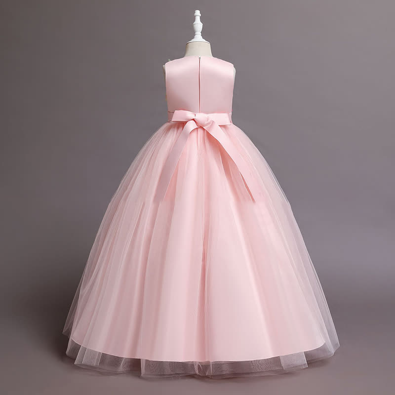 Satin Split Joint Sleeveless Maxi Dresses - image 2