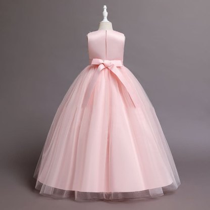 Satin Split Joint Sleeveless Maxi Dresses - image 2