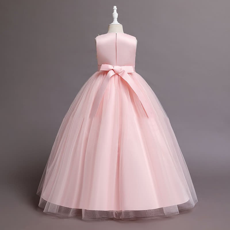 Satin Split Joint Sleeveless Maxi Dresses - image 2