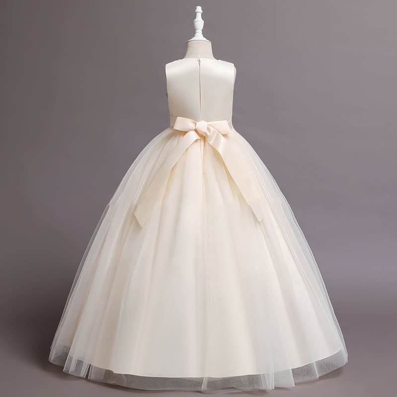 Satin Split Joint Sleeveless Maxi Dresses - image 11