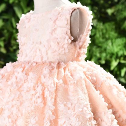 Chemical Fiber Blend Lace Rosette Sleeveless Maxi Dresses - image 5