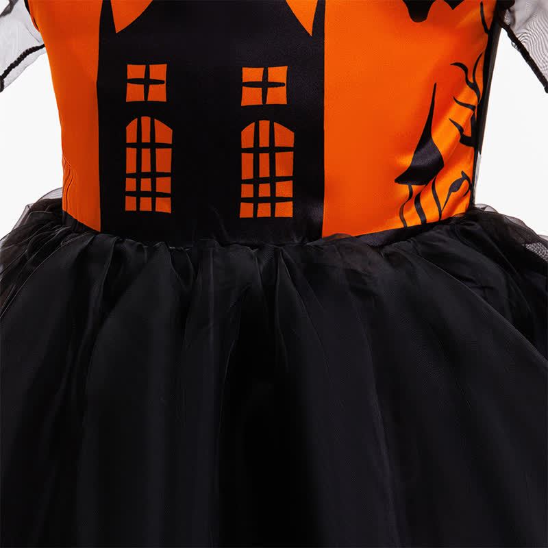 Chemical Fiber Blend Folds Bow Short Sleeve Mid-long Dresses - image 7