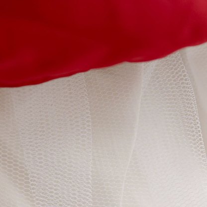 Chemical Fiber Blend Folds Rosette Sleeveless Midi Dresses - image 8