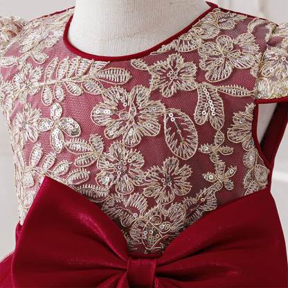 Mesh Lace Bow Long Sleeve Maxi Dresses - image 36